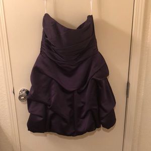 Purple bubble dress